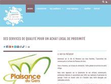 Tablet Screenshot of plaisanceaux2bastides.com